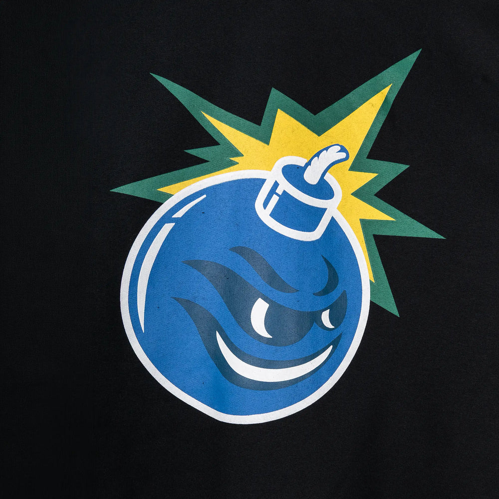 Flames Bar Logo Hoodie