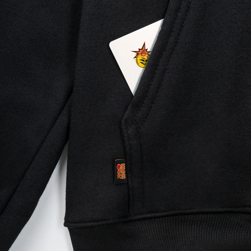 Flames Bar Logo Hoodie