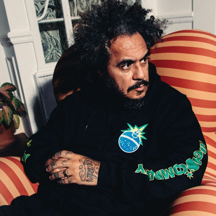 Flames Bar Logo Hoodie