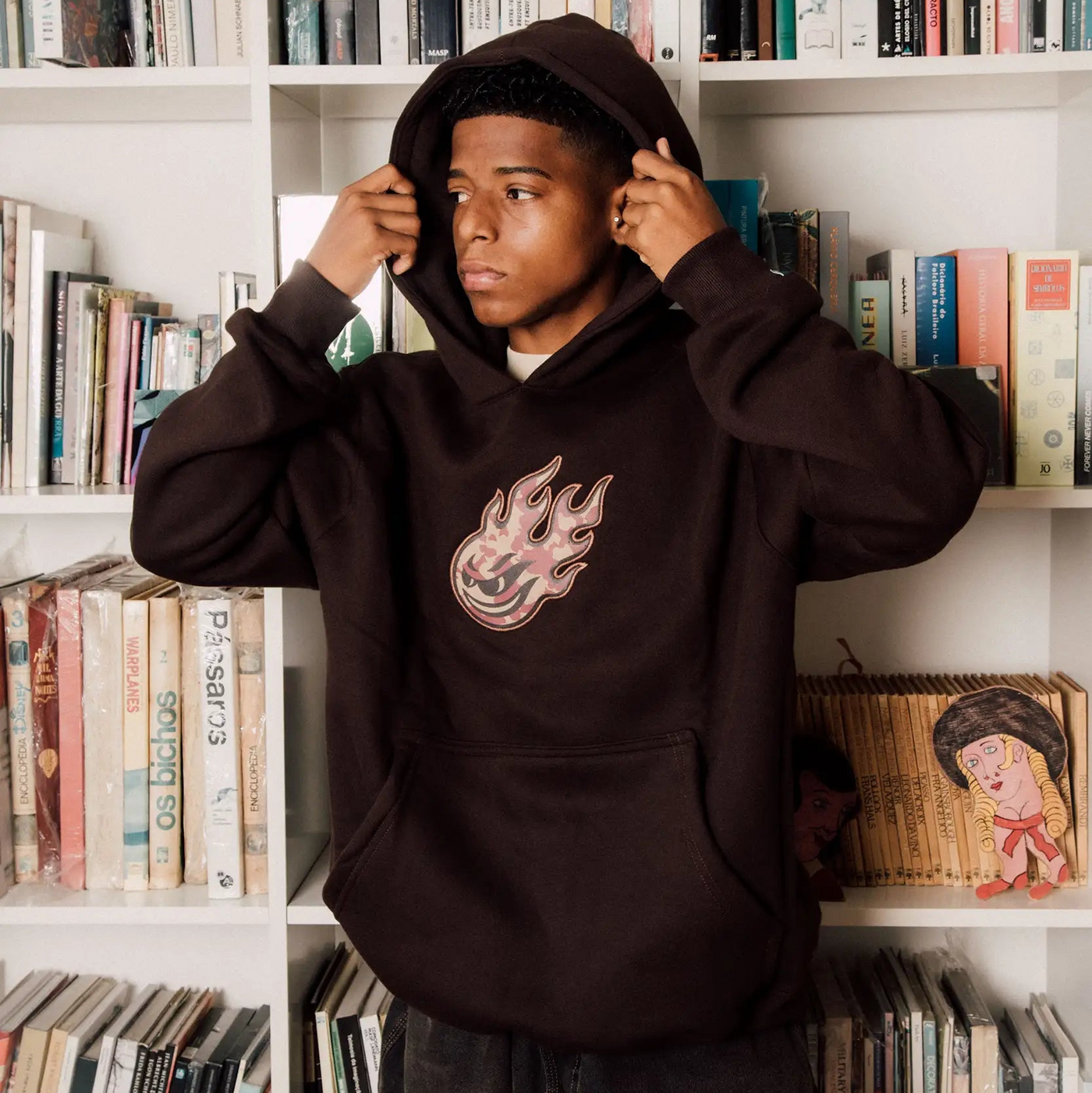 Hoodie Camo Freddy Brown