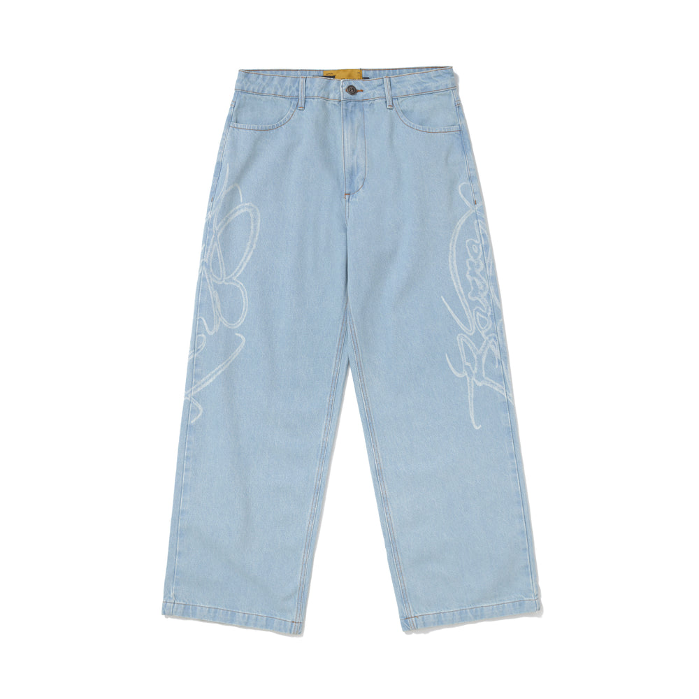 Calça Jeans "Assinatura" Azul - HIGH a/c BARRA