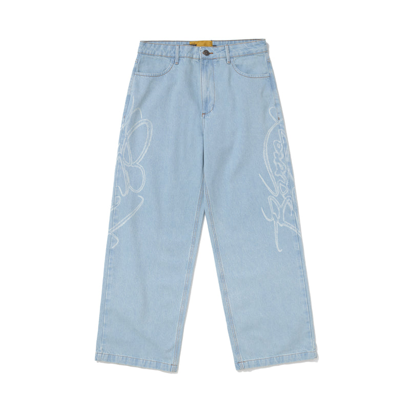 Calça Jeans "Assinatura" Azul - HIGH a/c BARRA