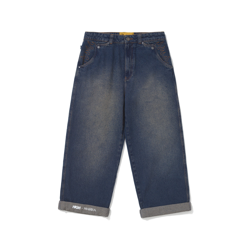 Calça Jeans "Desconstruída" - HIGH a/c BARRA