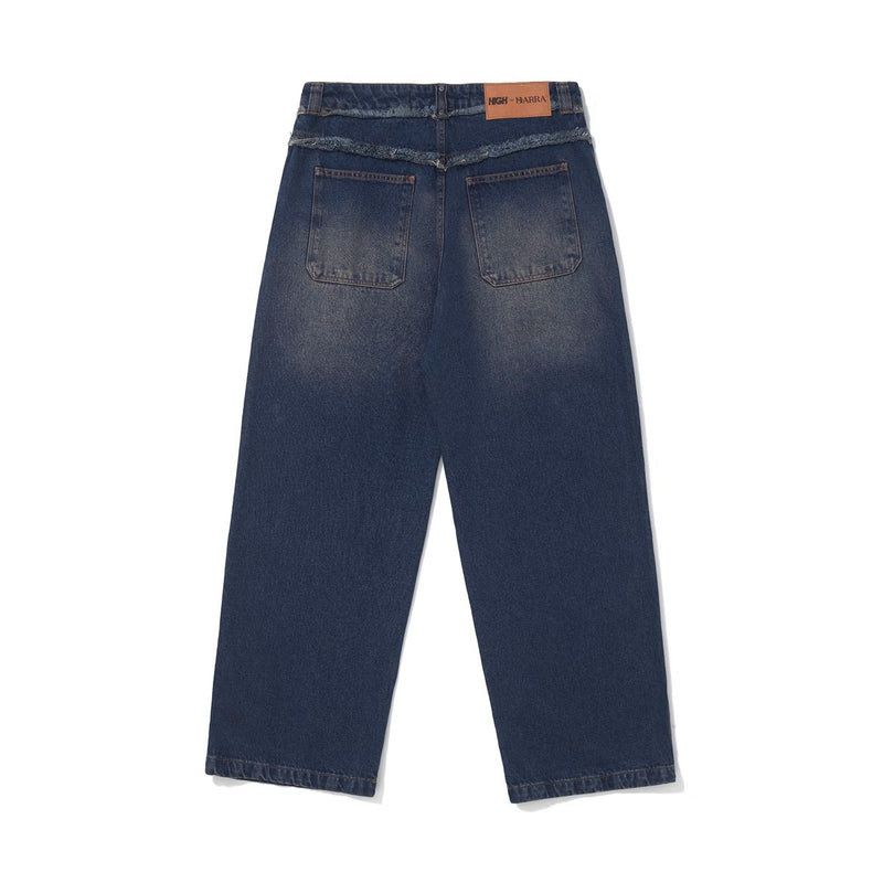 Calça Jeans "Desconstruída" Azul - HIGH a/c BARRA