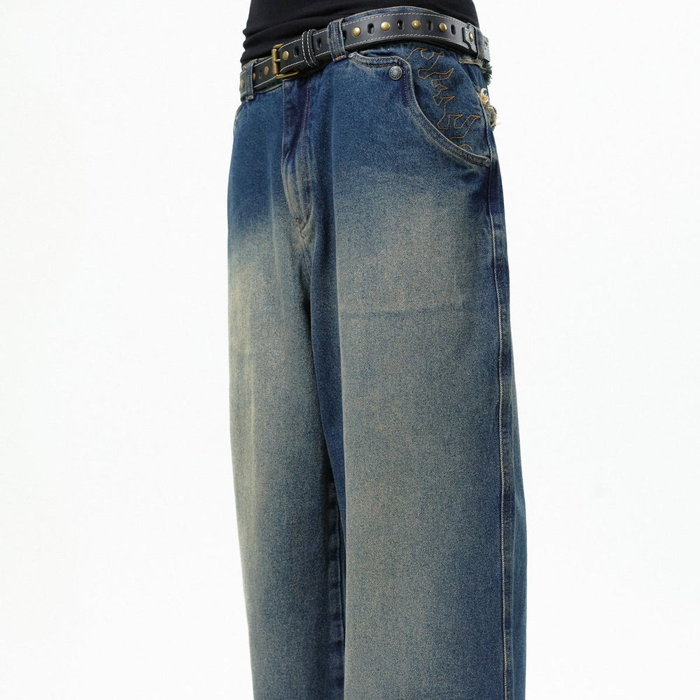 Calça Jeans "Desconstruída" - HIGH a/c BARRA