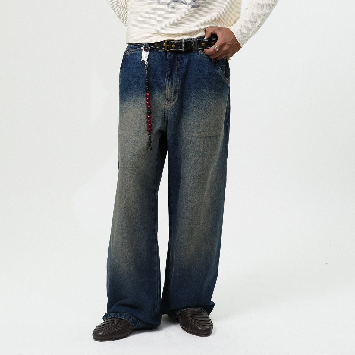 Calça Jeans "Desconstruída" - HIGH a/c BARRA