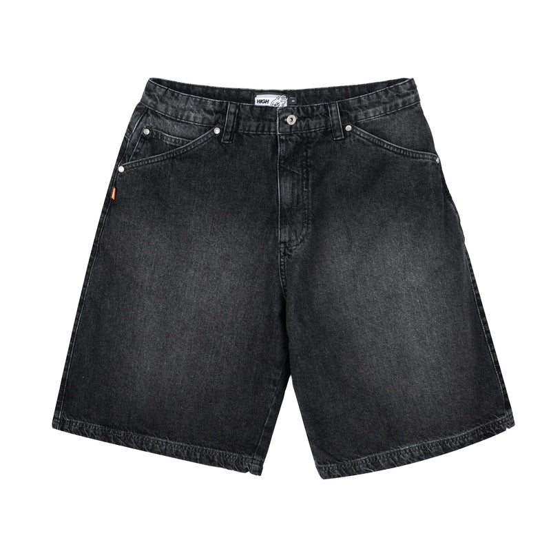 Tagline Denim Shorts Black