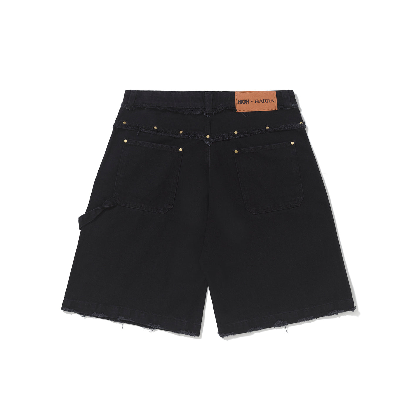 Bermuda Jeans "Desconstruída" Preta - HIGH a/c BARRA