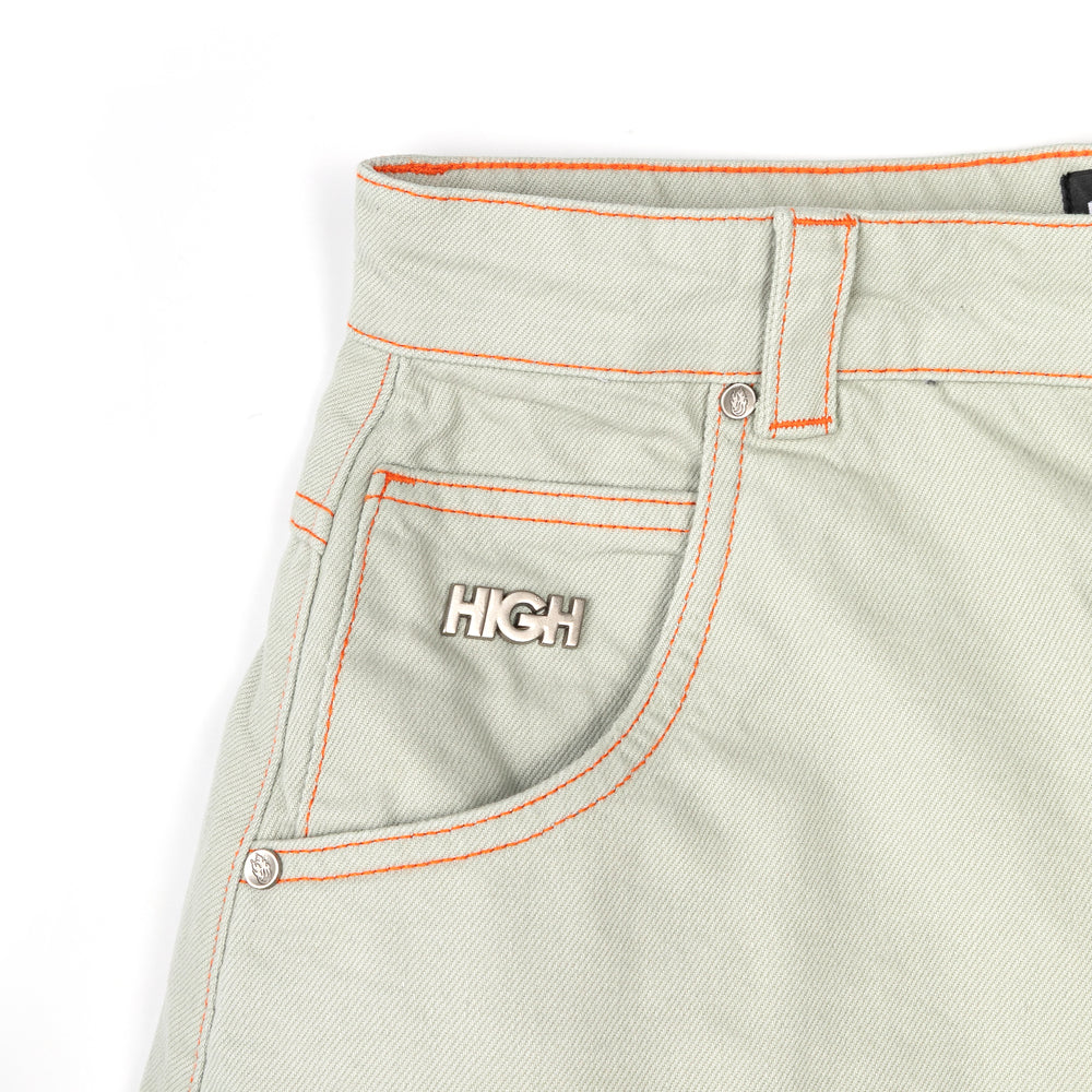 Sticker Denim Shorts