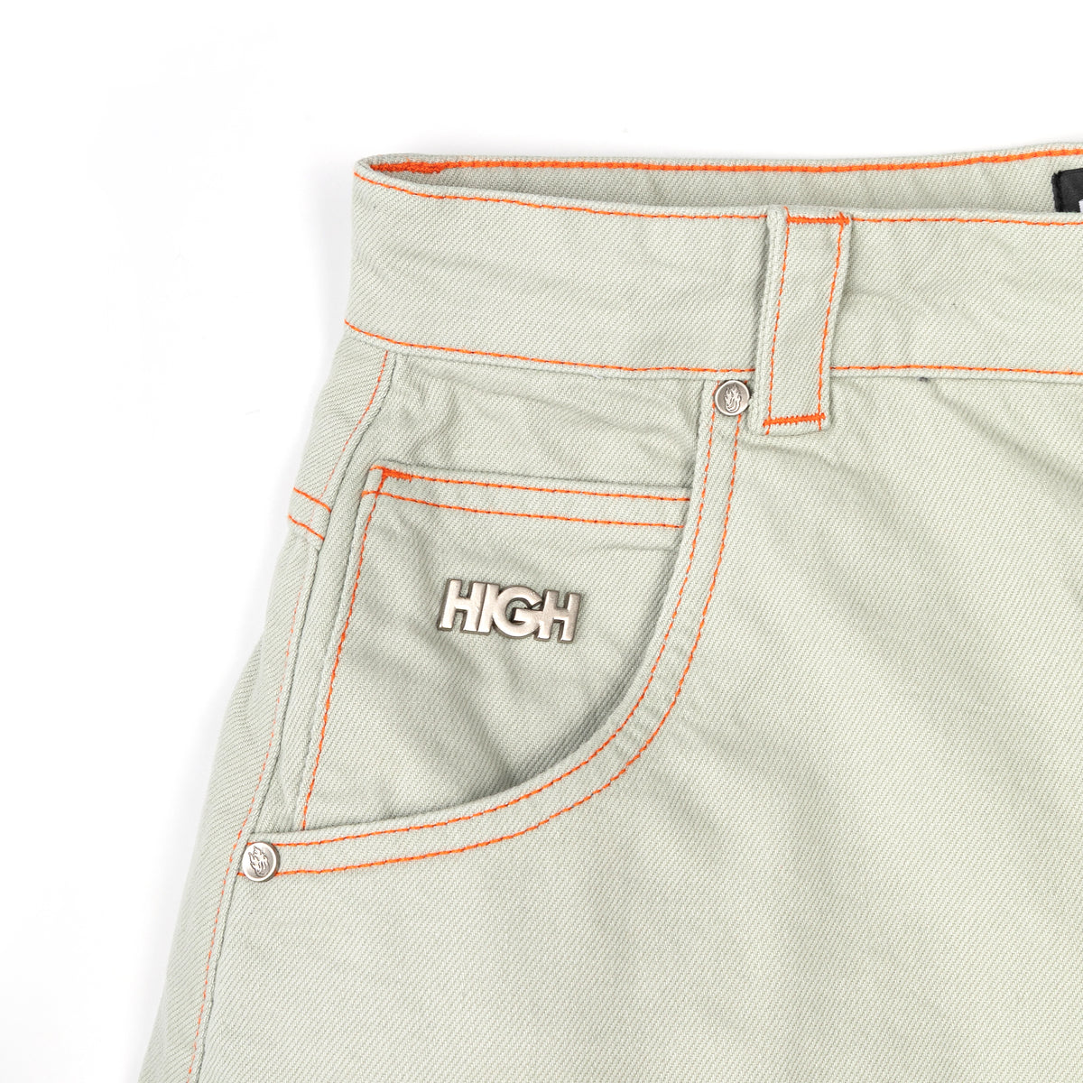 Sticker Denim Shorts