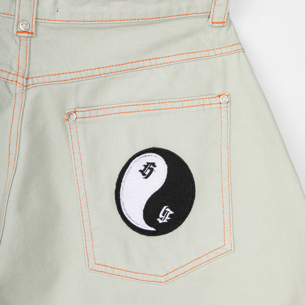 Sticker Denim Shorts