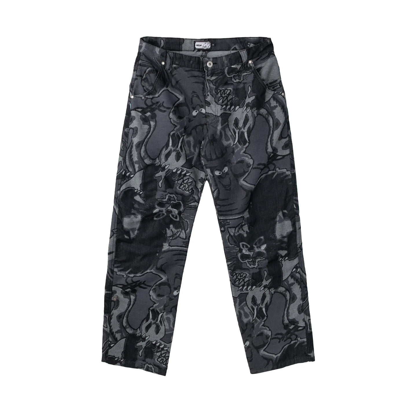 Jacquard Pants Black