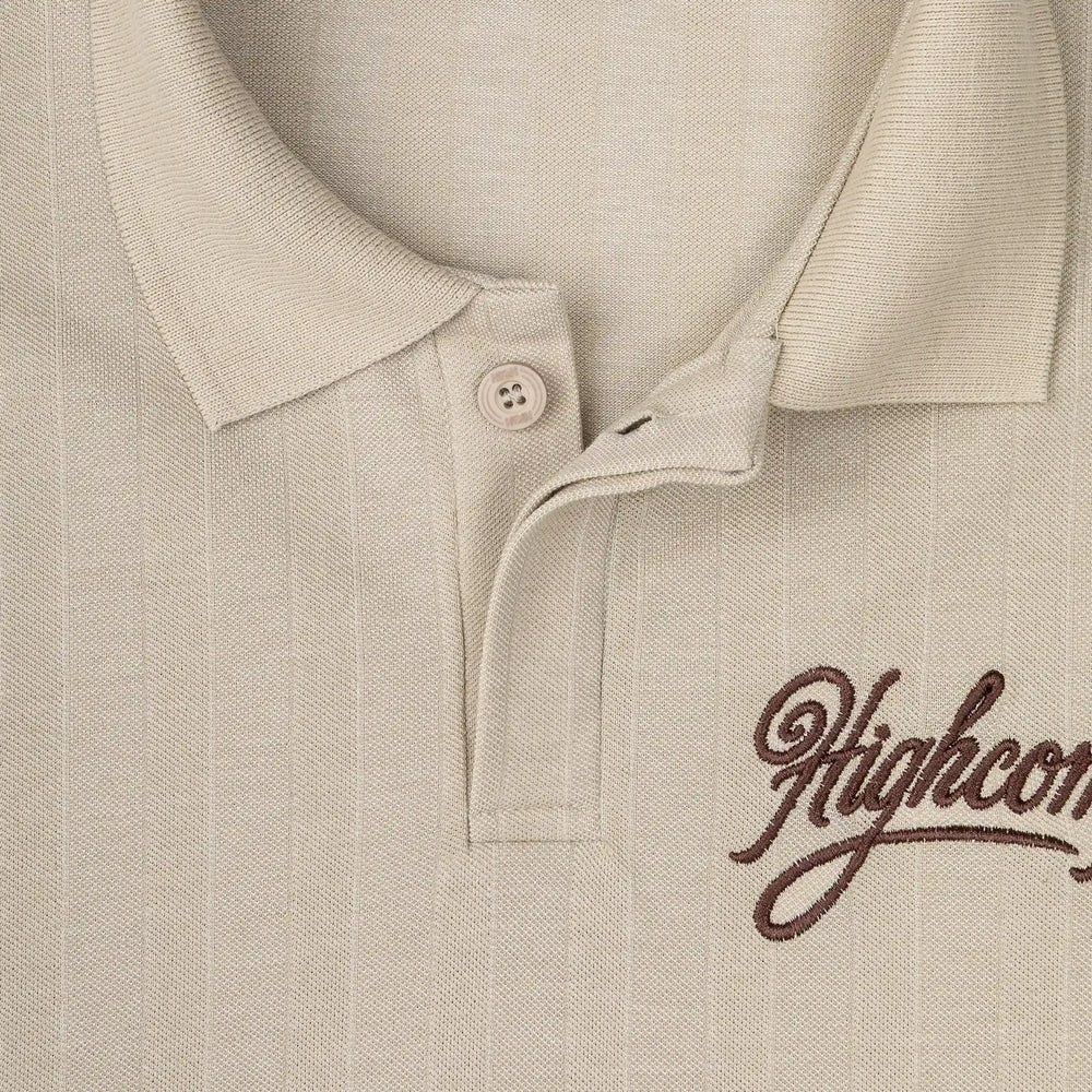 Polo Longsleeve Heritage Beige