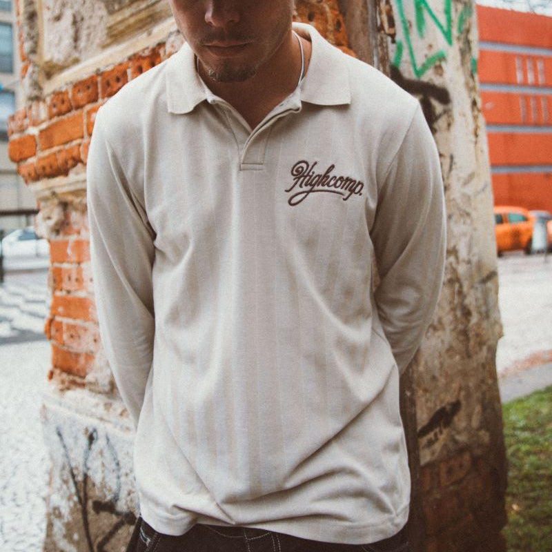 Polo Longsleeve Heritage Beige