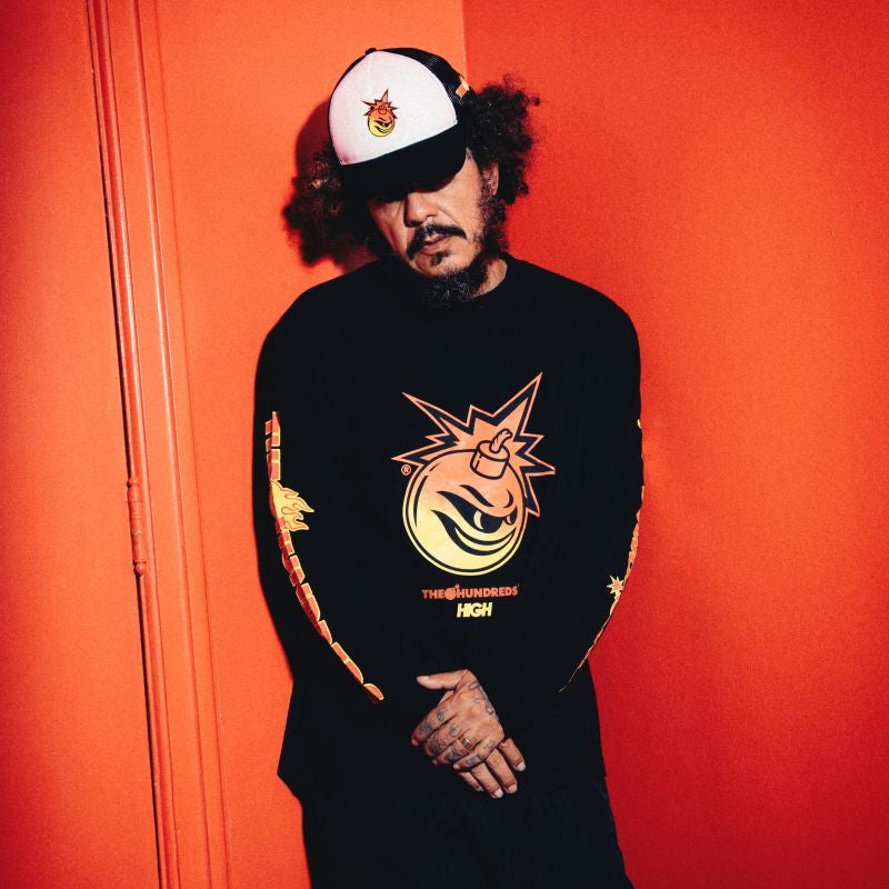 Adam Bomb Flames Longsleeve