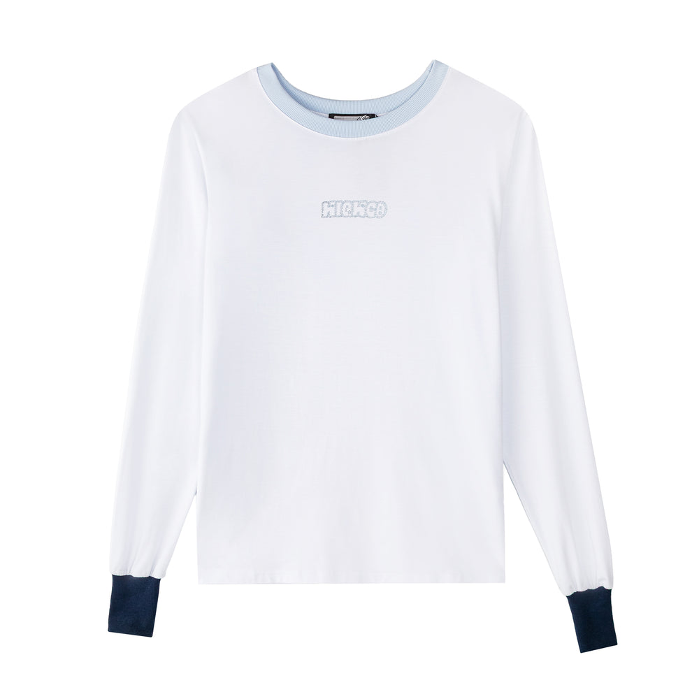 Doodled Girlz Longsleeve White