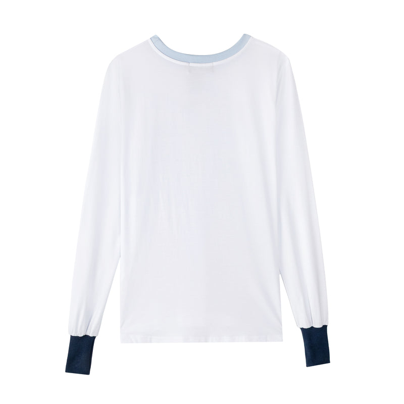 Doodled Girlz Longsleeve White