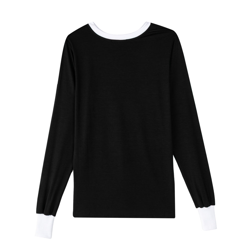 Doodled Girlz Longsleeve Black