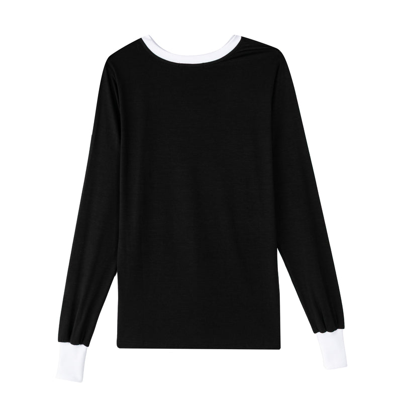 Doodled Girlz Longsleeve Black