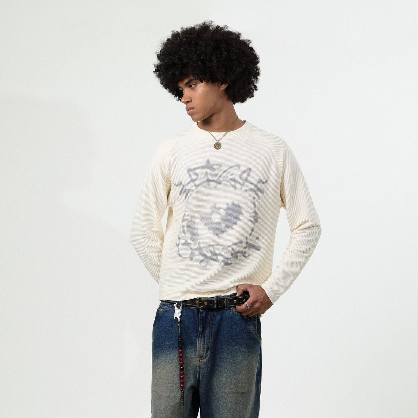 Camiseta Raglan Manga Longa "Espírito Santo"