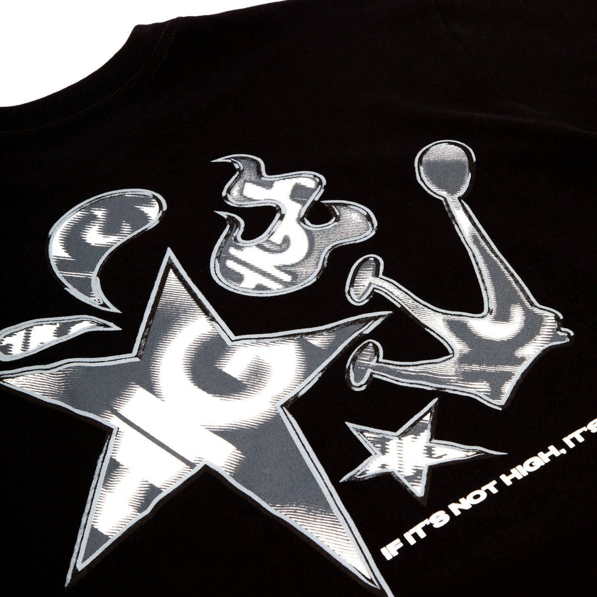 Longsleeve Stars Black