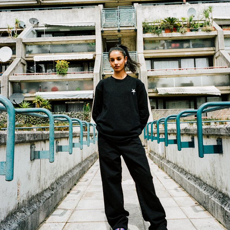 Longsleeve Stars Black
