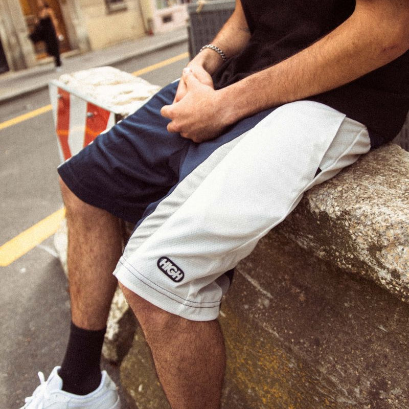 Color Block Shorts Navy