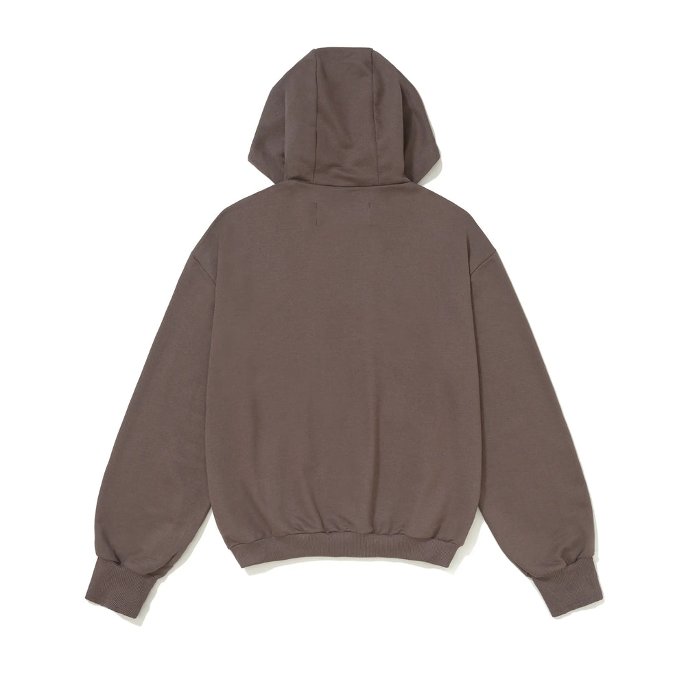 Mask Hoodie Overview Brown
