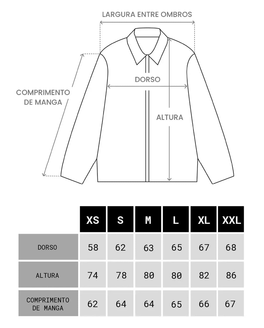 Tabela de medidas