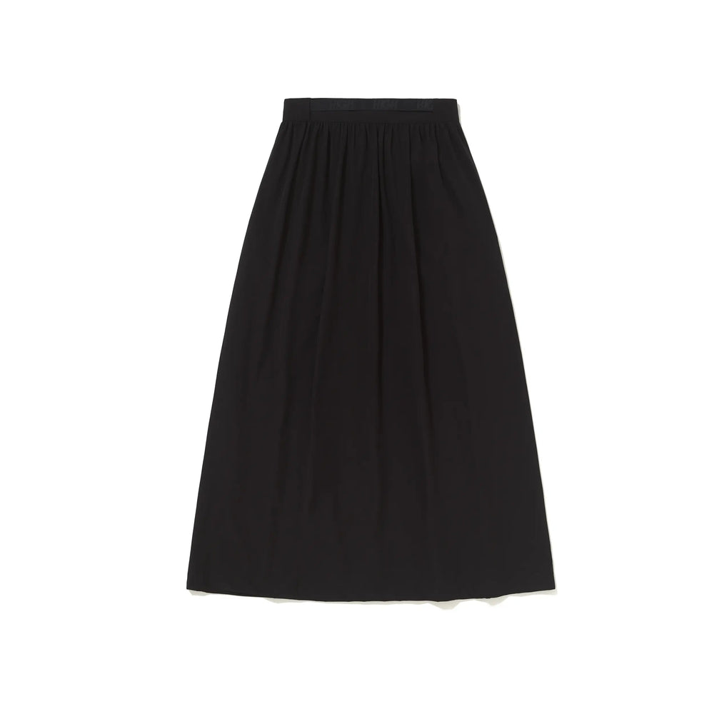 Oversized Nylon Skirt Black