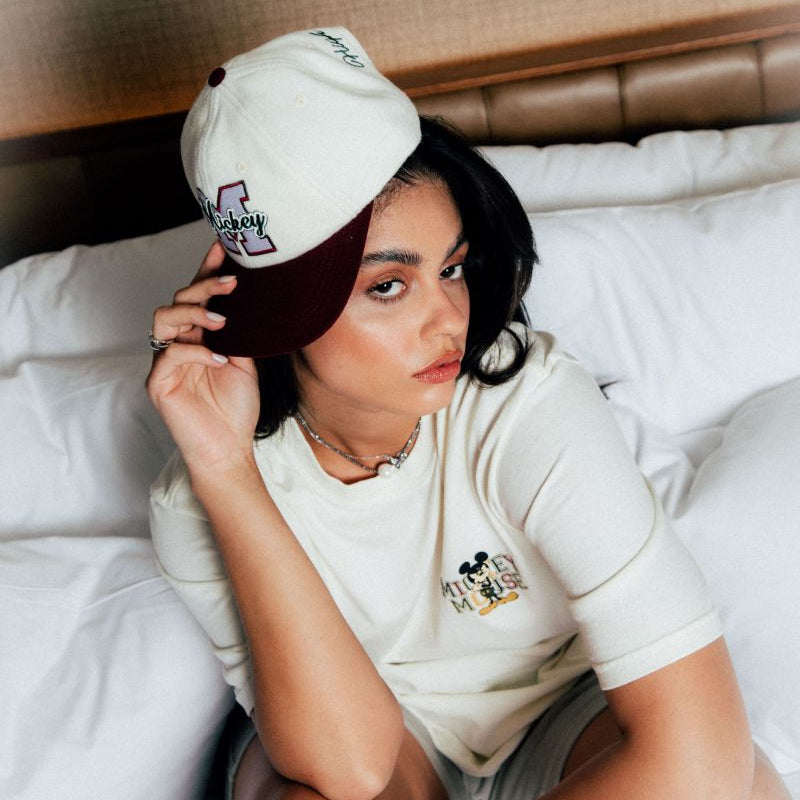 The Mickey Cap Burgundy