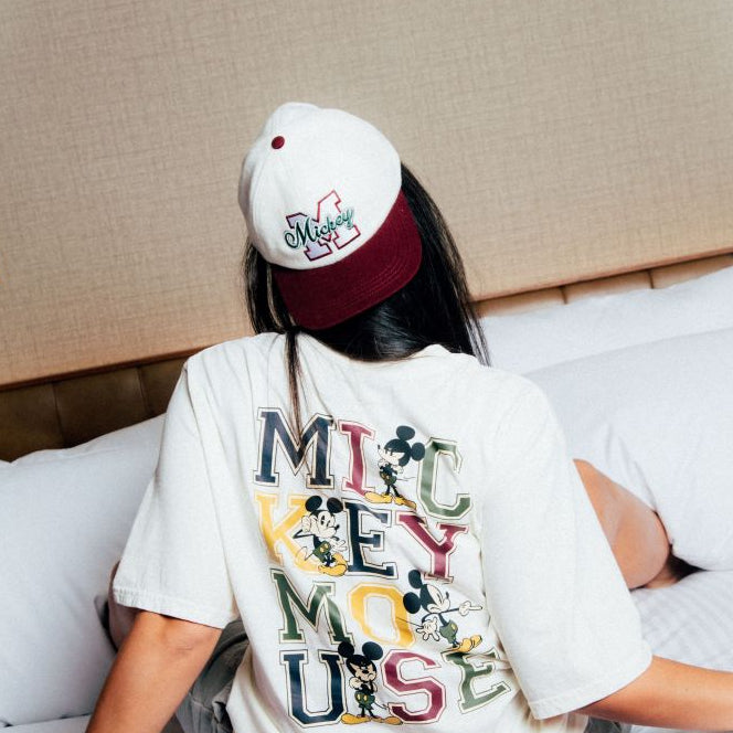 The Mickey Cap Burgundy