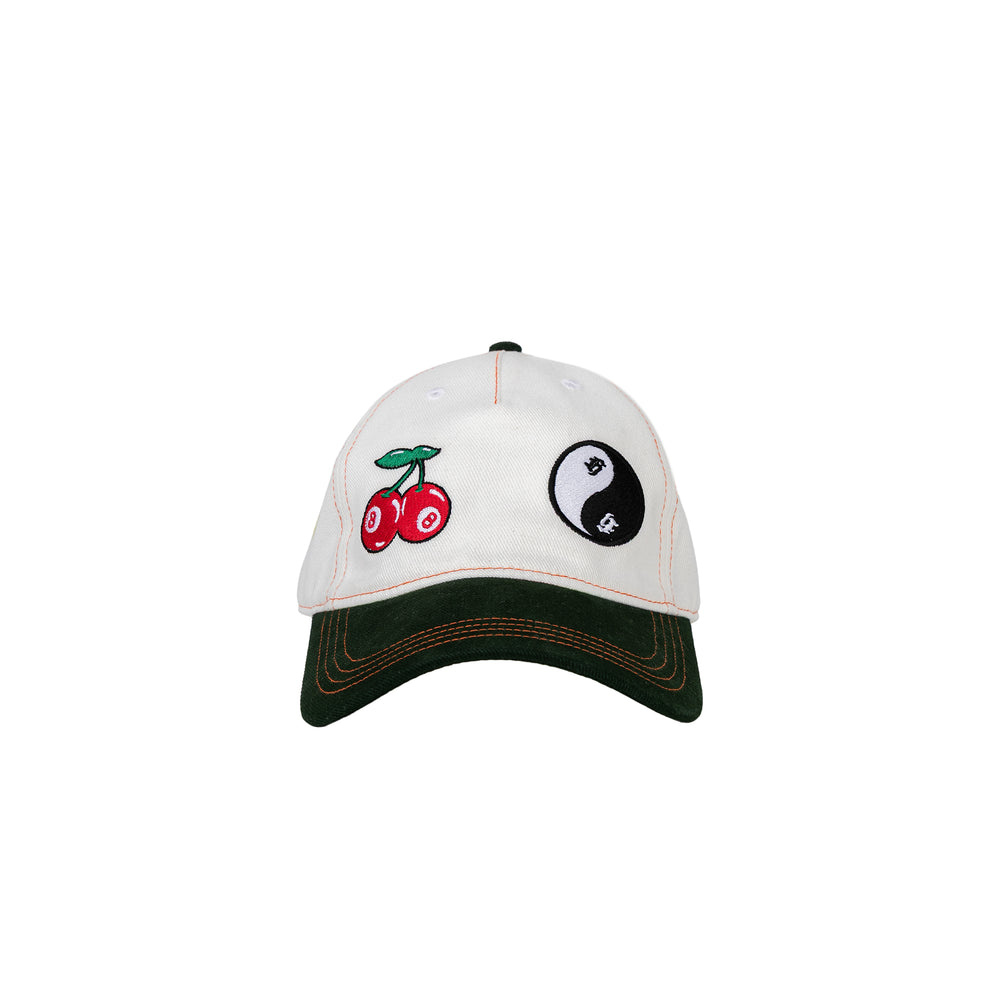 Sticker Cap White/green