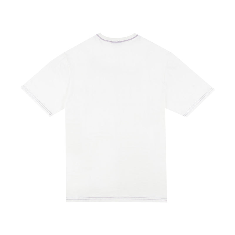 Pocket Tee Colored White