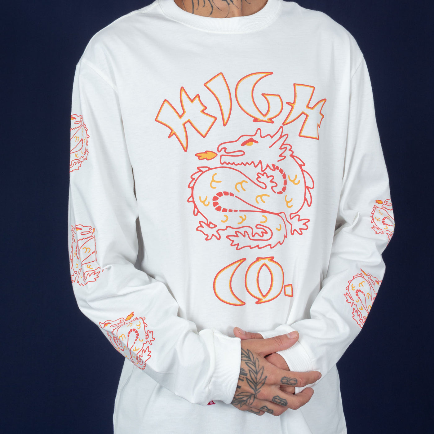 Longsleeve Draco White