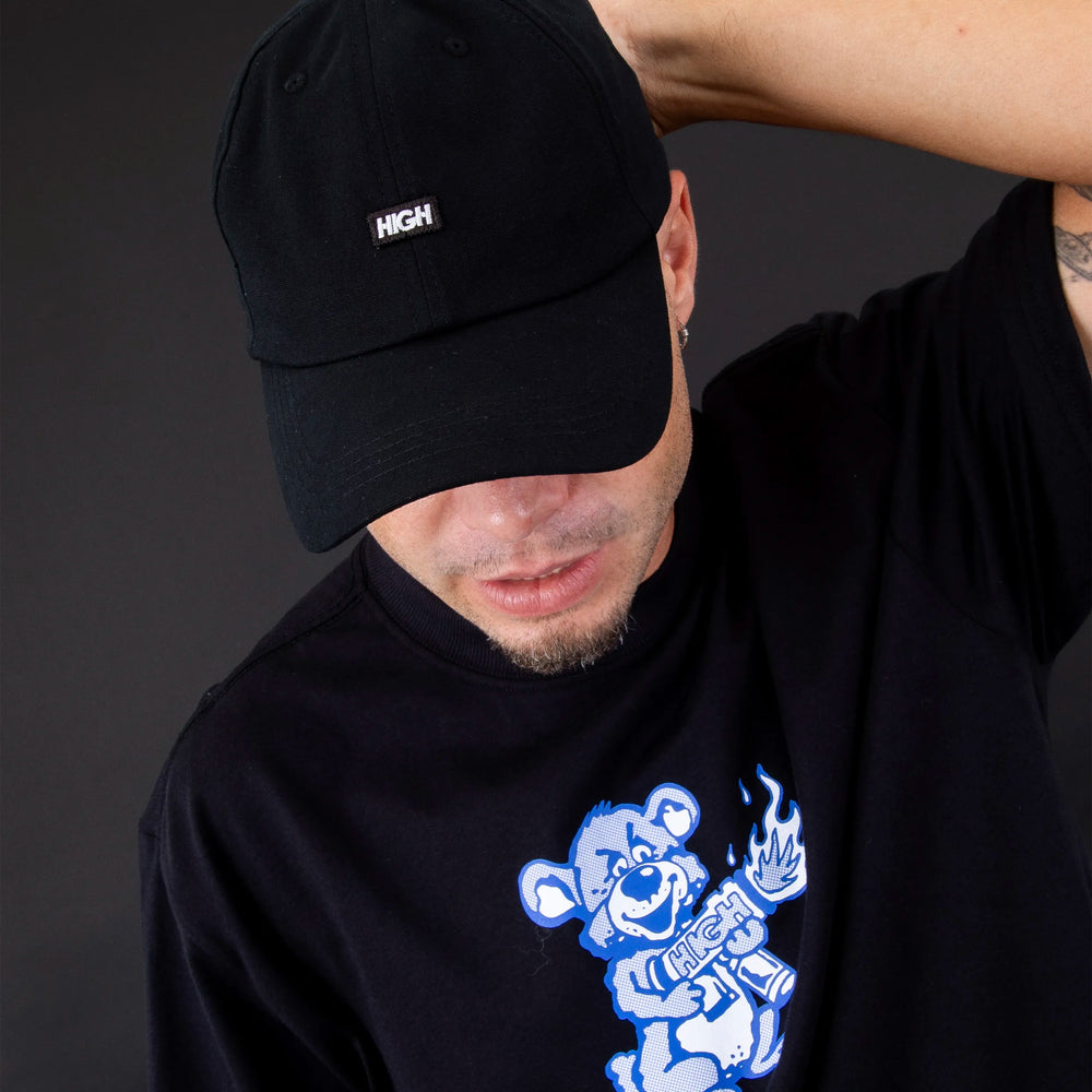 6 Panel Logo Line Black