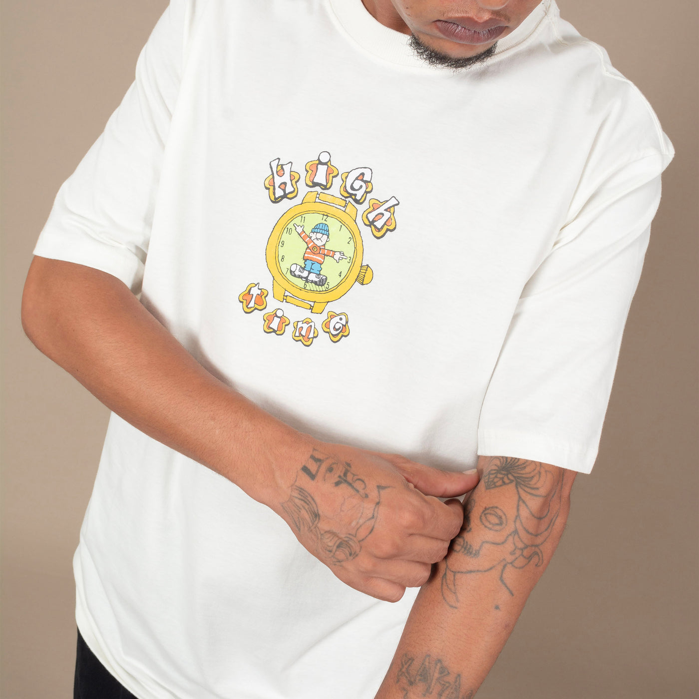 Tee Clockwork White