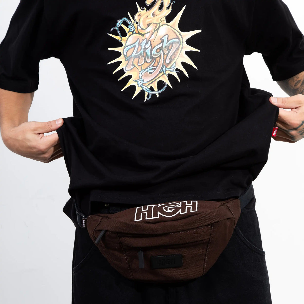Waist Bag Tonal Brown