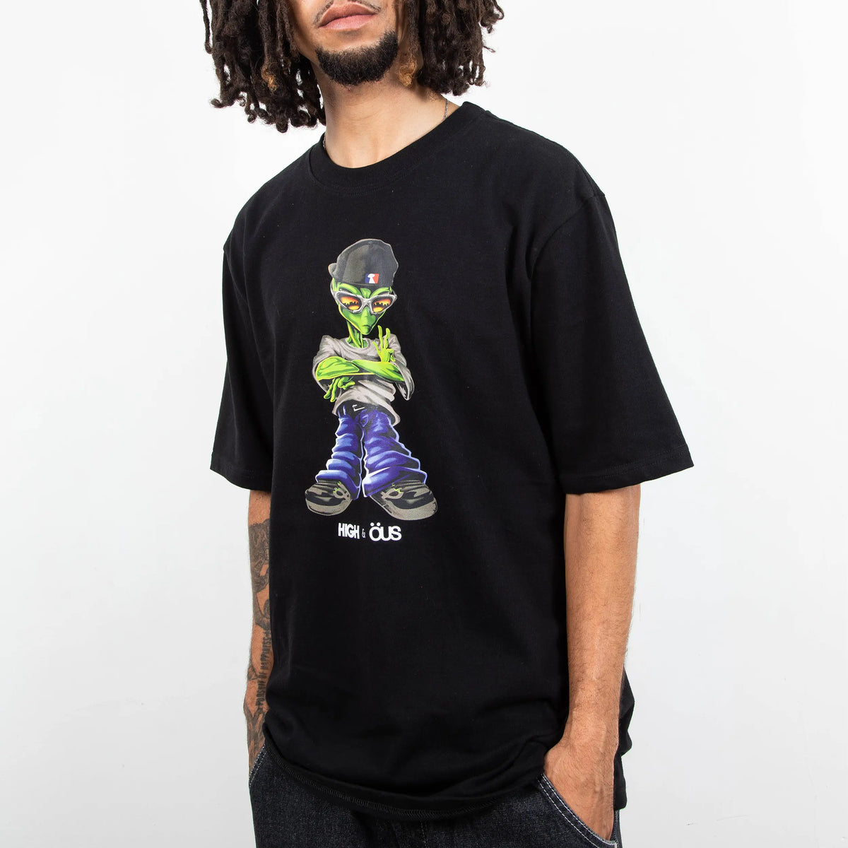 Alien High &amp; ÖUS T-Shirt Black