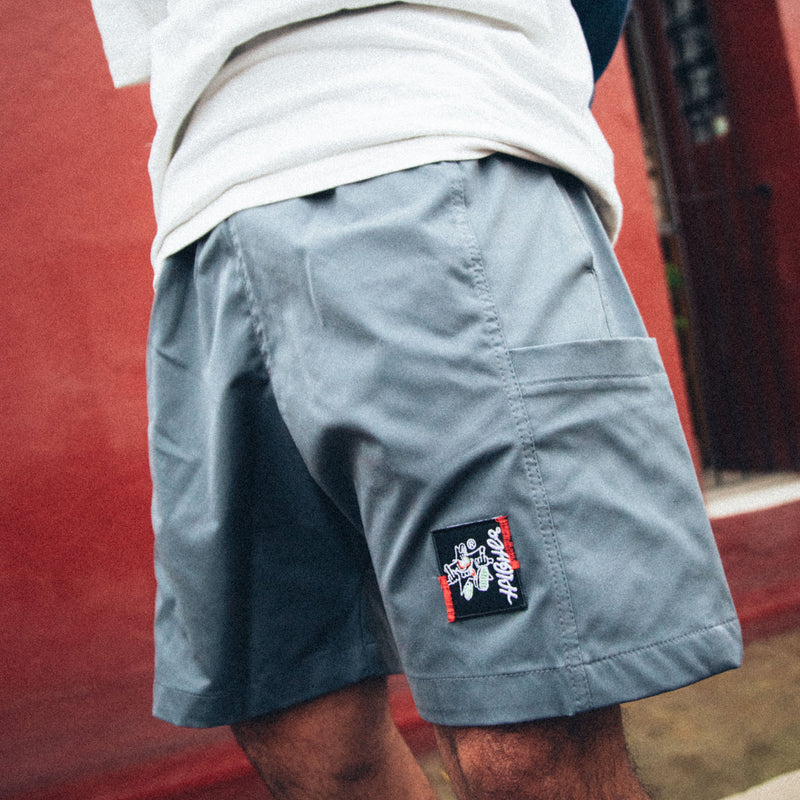 Nylon Short Madstar Grey