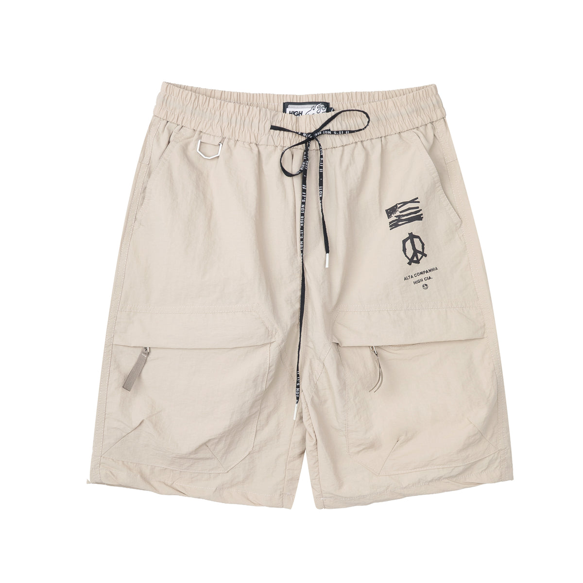 Shorts Alta Companhia Bege