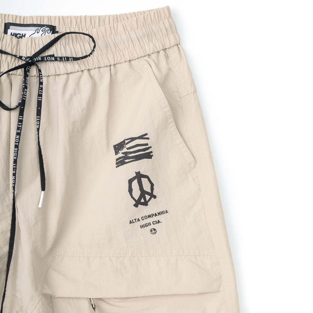 Shorts Alta Companhia Bege