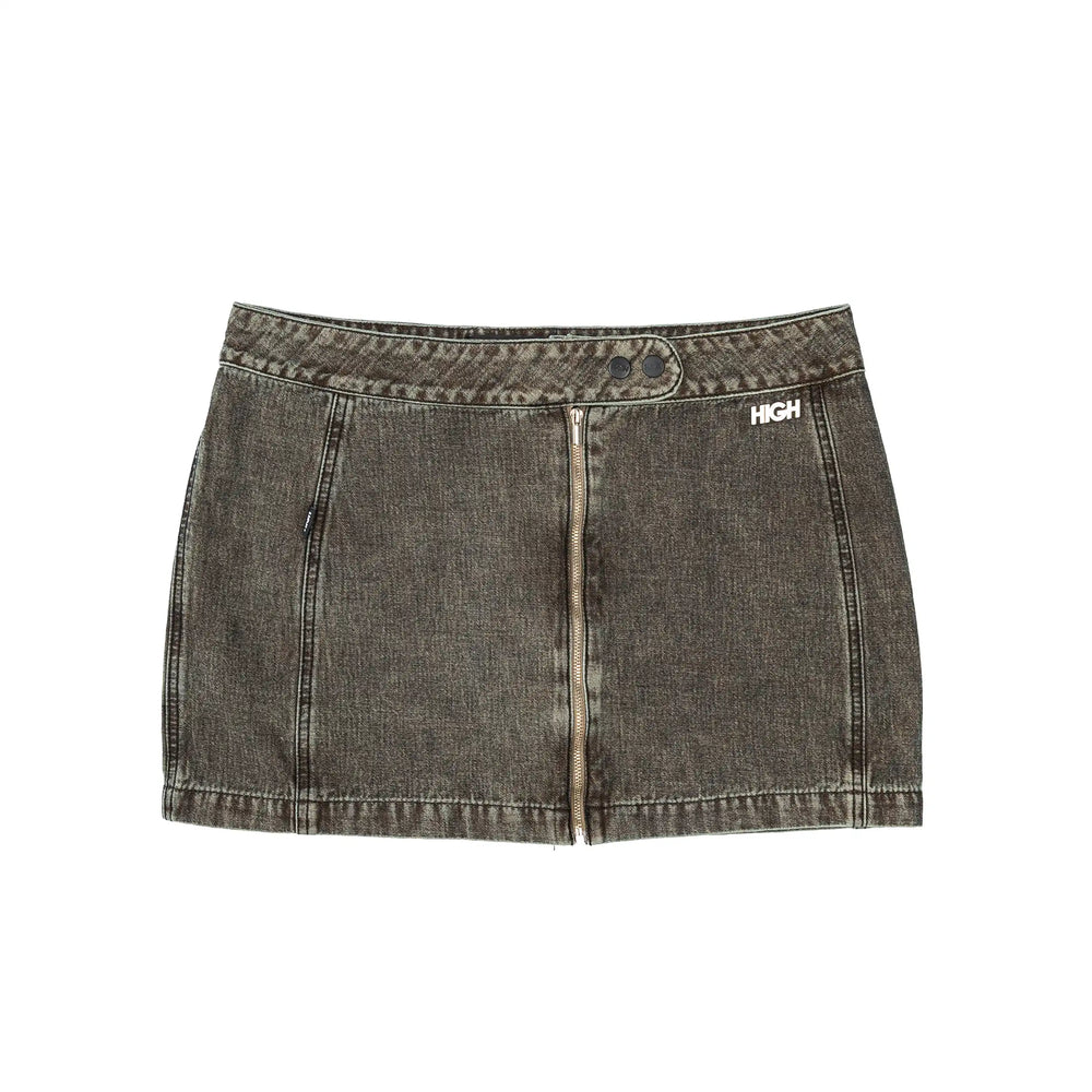 Jeans Mini Skirt Core Brown
