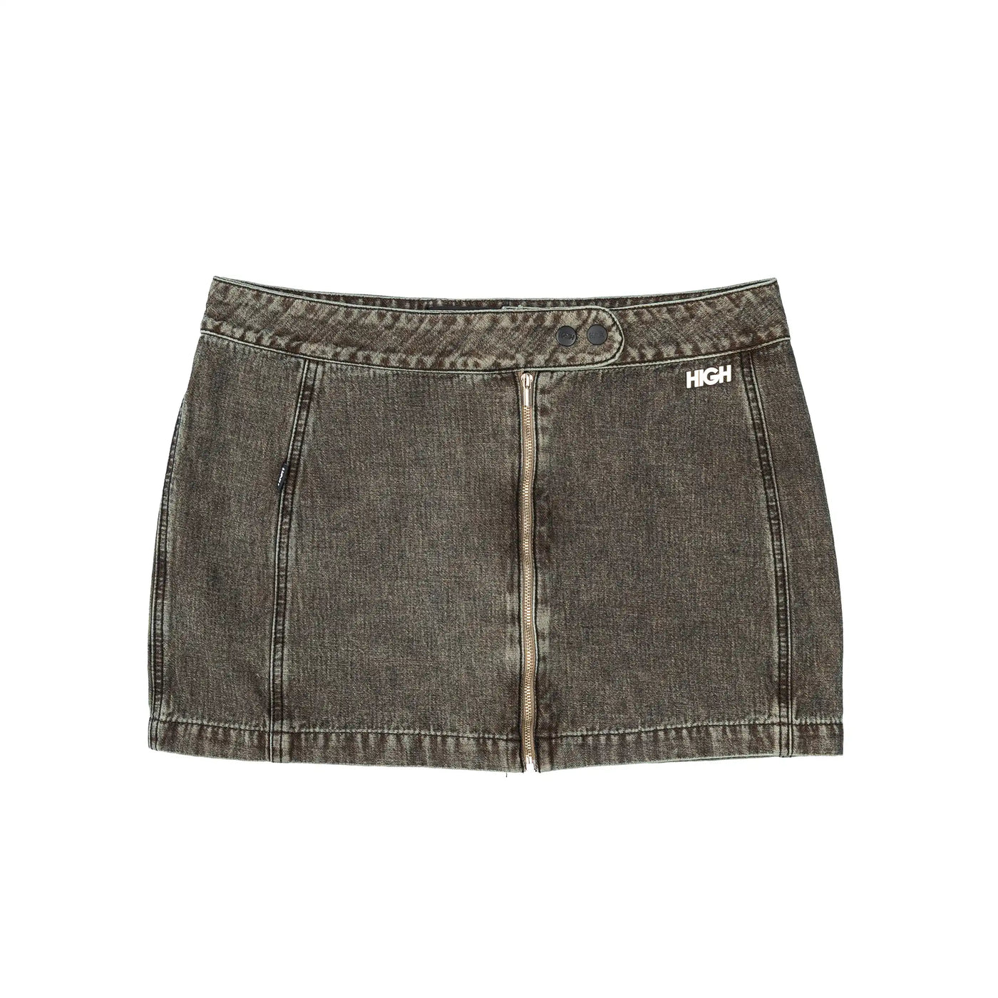 Jeans Mini Skirt Core Brown