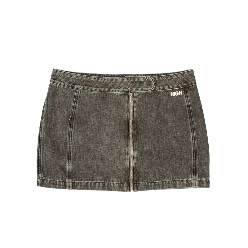 Jeans Mini Skirt Core Brown
