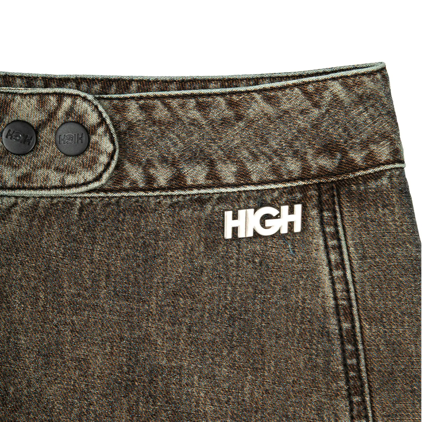 Jeans Mini Skirt Core Brown