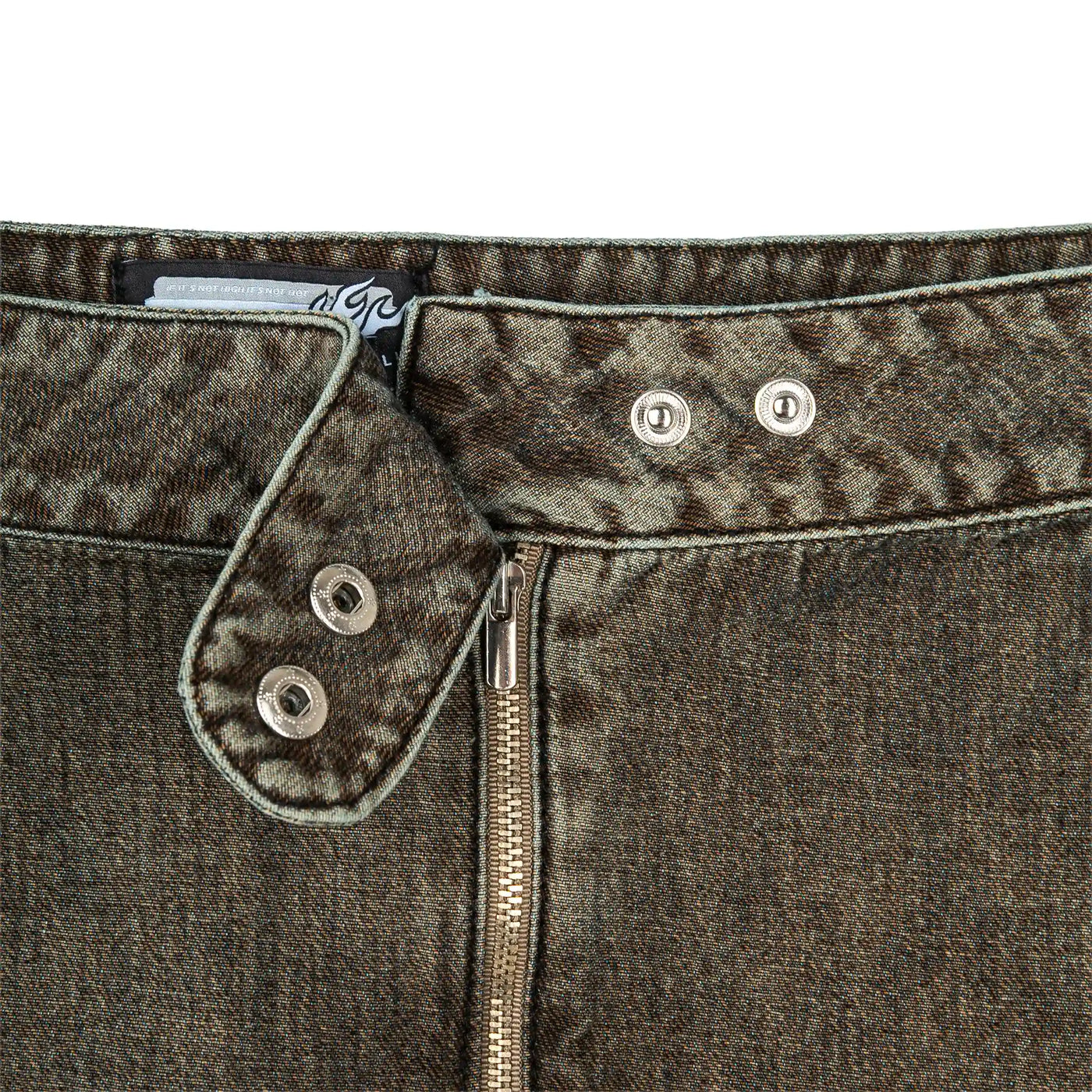 Jeans Mini Skirt Core Brown