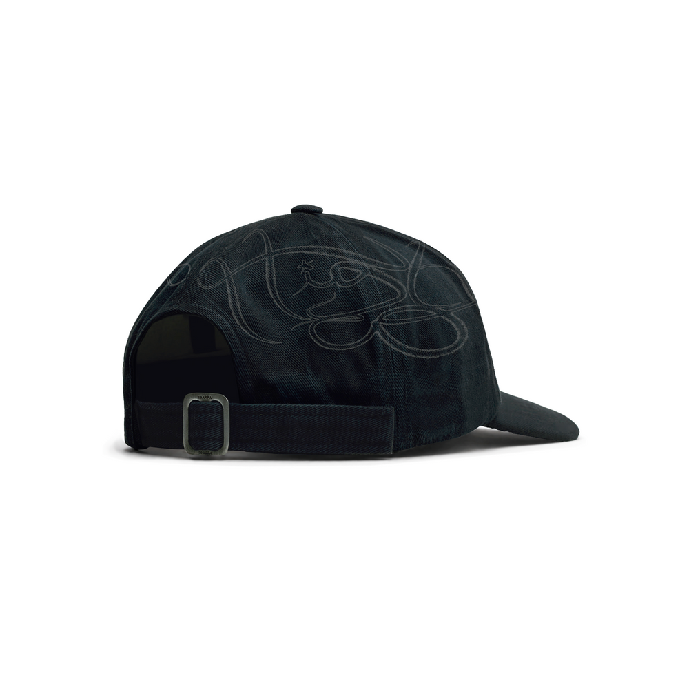 Boné Six Panel "Assinatura" Preto - HIGH a/c BARRA