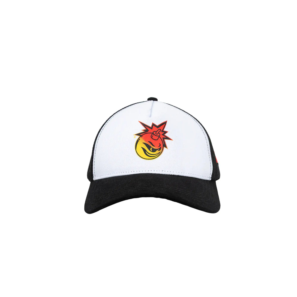 Adam Bomb Flames Trucker Hat