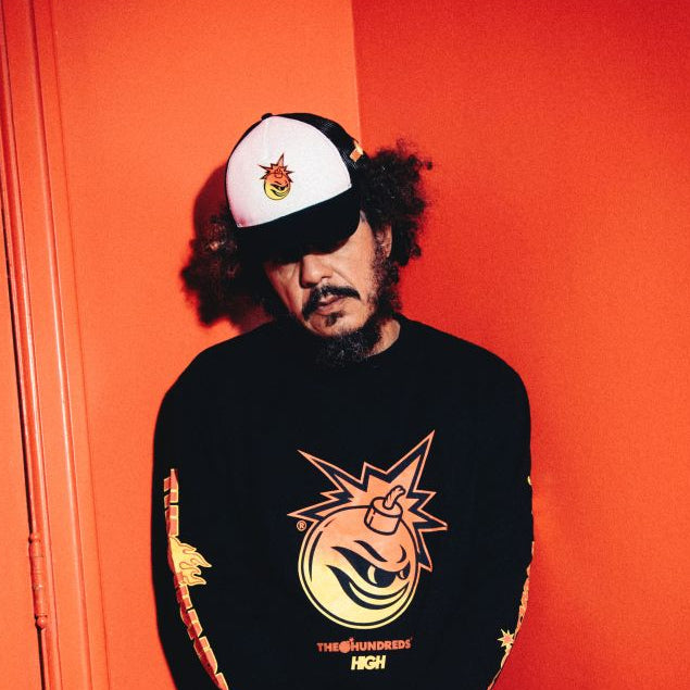 Adam Bomb Flames Trucker Hat
